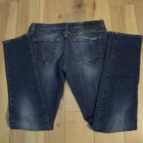 Armani Exchange Dark Blue Faded Slim Fit Denim Jeans - Size 29W - Picture 4 of 9